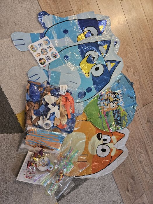 Балони и украса на тема Блуи/ Bluey