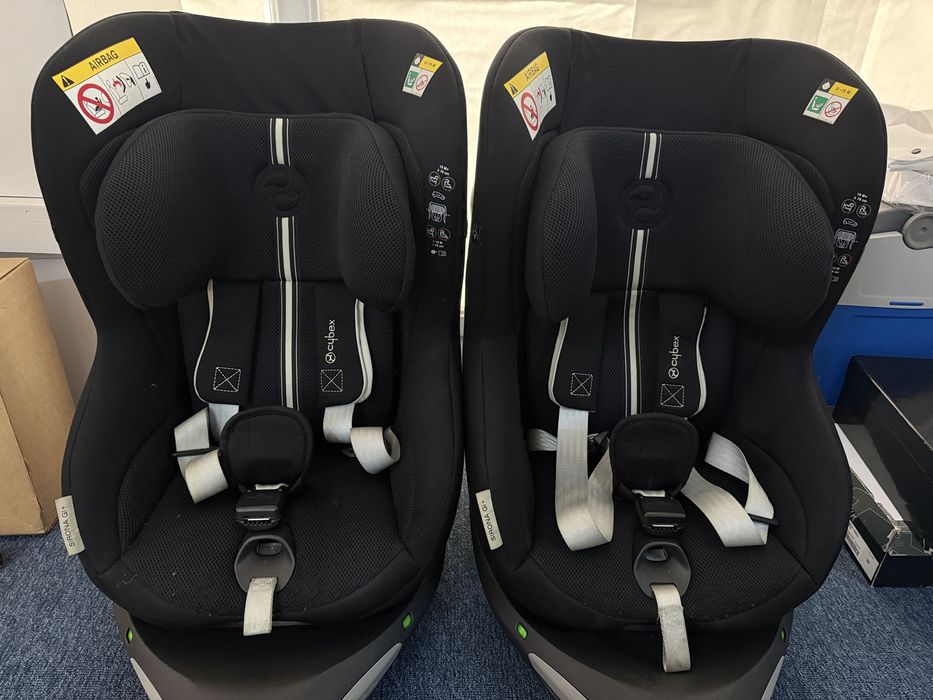 2x Cybex Sirona Gi i-Size (Gold), rotativ 360, Isofix-stare excelenta