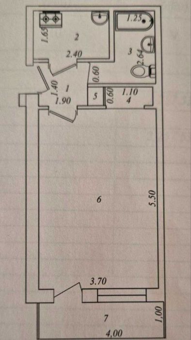 Продается 1 комнатная квартира кирпич Юнусабад 1 Универсам