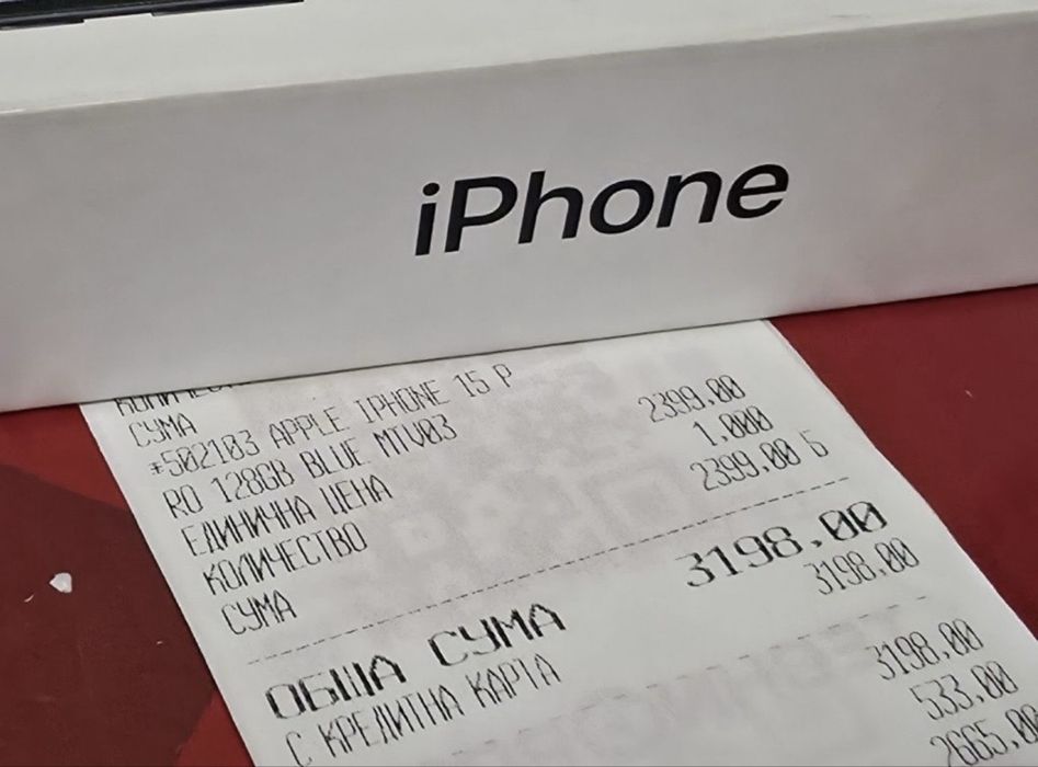 ***128GB iPhone 15 Pro 5G Technopolis Гаранция 2026г. Blue | Син
