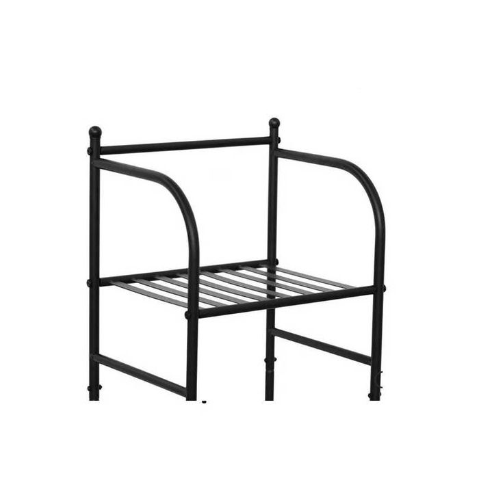 Декоративна етажерка за цветя Mercado Trade, Метал, Черен