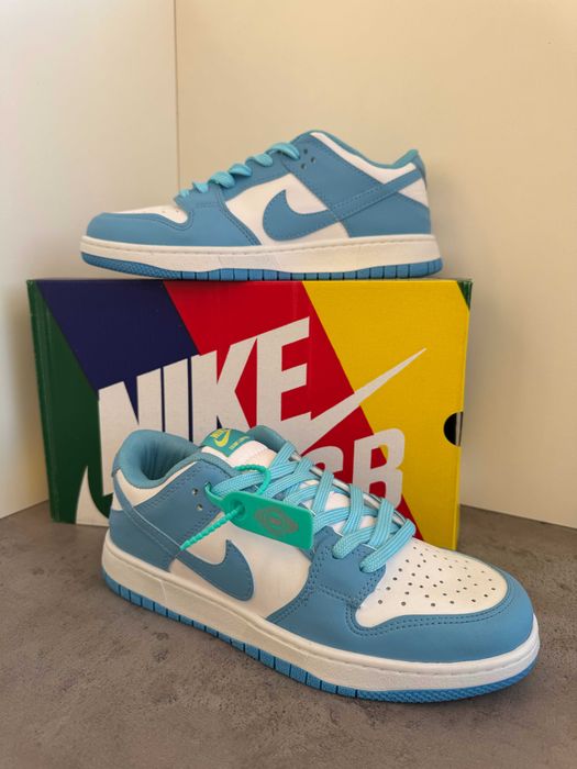 Adidași Nike Air DUNK University Blue, Unisex, NOI- Cu Cutie/Accesorii