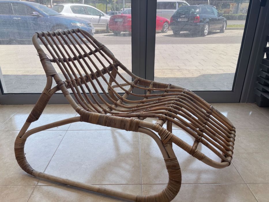 Дизайнерски бамбуков шезлонг