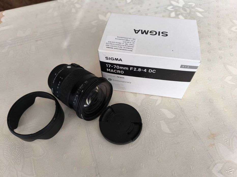 Продавам обектив Sigma 17-70mm F2,8-4 DC MACRO за Nikon