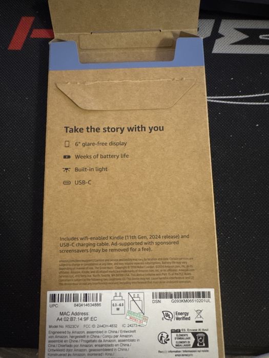 Amazon kindle gen 11 16 Gb