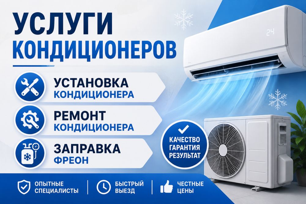 2 Установка кондиционеров — качественно, с гарантией й монтаж демонтаж