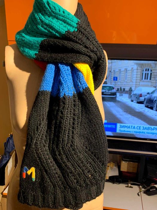 Пъстроцветен зимен шал Missoni