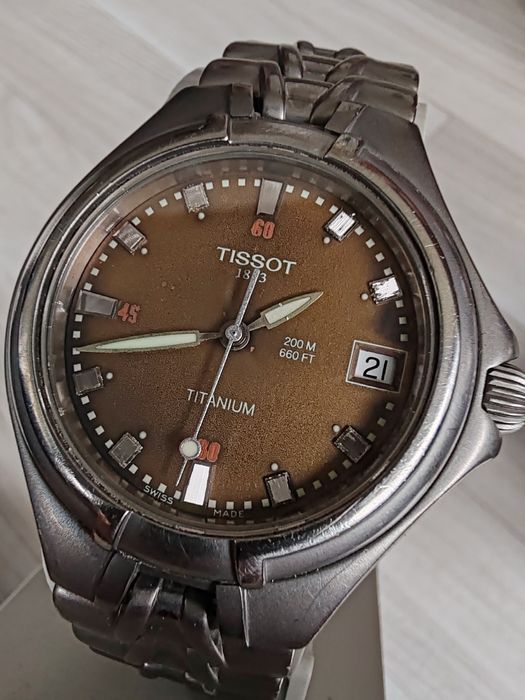 Ceas Tissot Titanium Tropical Dial Quartz 36 mm 200 m Diver