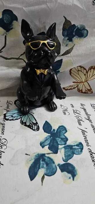 statueta + bibelou catel buldog francez suport diverse