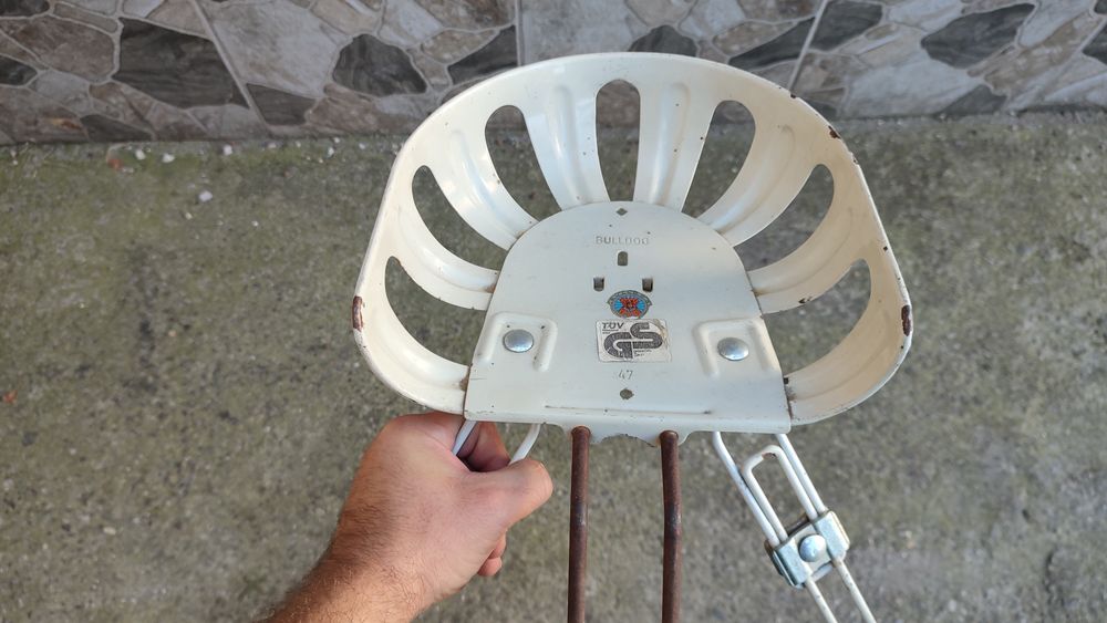 Scaun vintage de bicicletă pentru copii