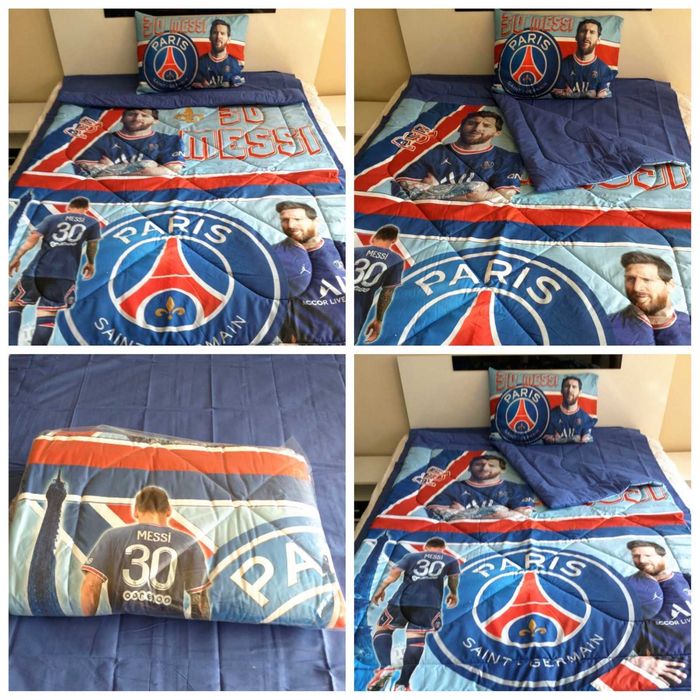 ПСЖ Меси - Спални комплекти със завивка или плик/Хавлии/Възглавнички
