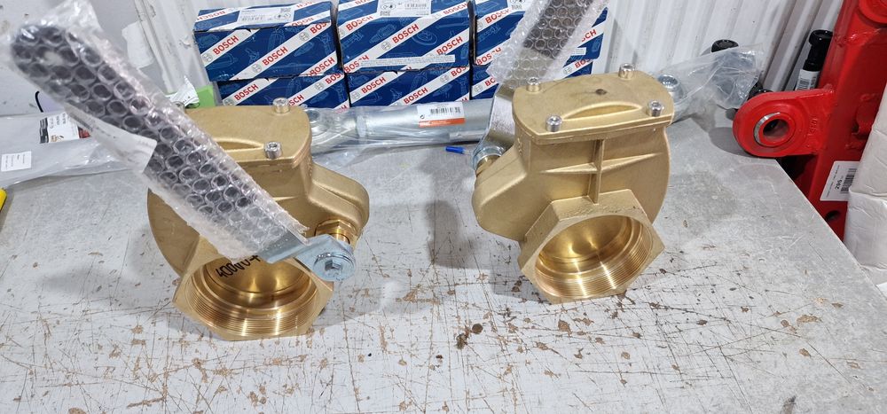 Vană robinet vidanja 4 toli import Italia cu filete pe ambele părți pr