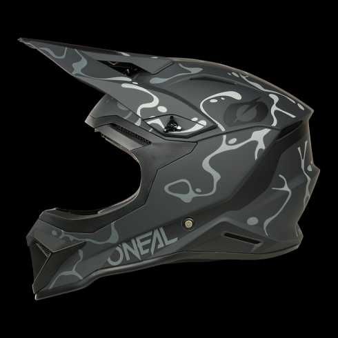Каска O'NEAL 1Series Splash BLACK/GRAY V.26