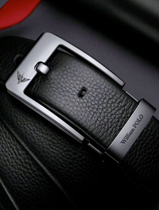 Мъжки официален колан WilliamPAUL LEATH*/Естествена кожа -15% Промоция