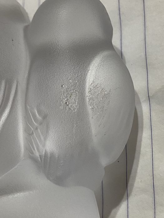 Prespapier Crystal de Sèvres bufnite