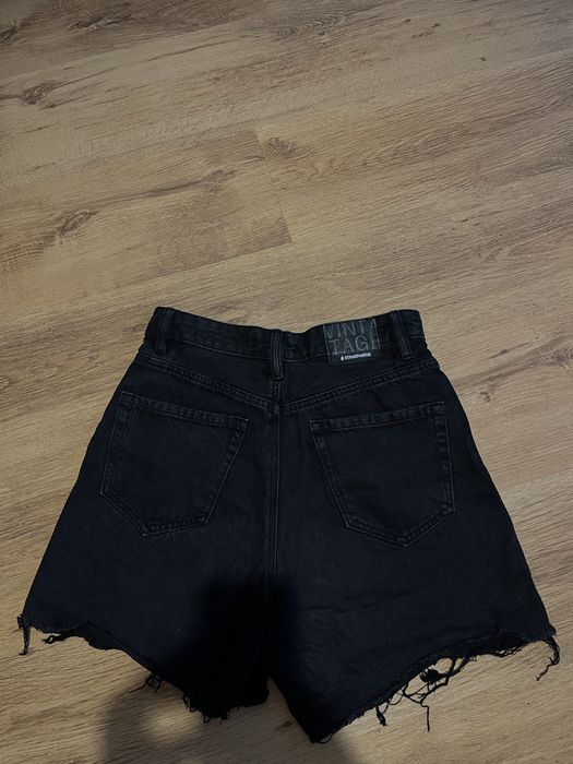 Черни дънкови къси панталони