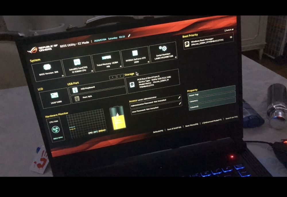 Asus Rog Strix G531GT