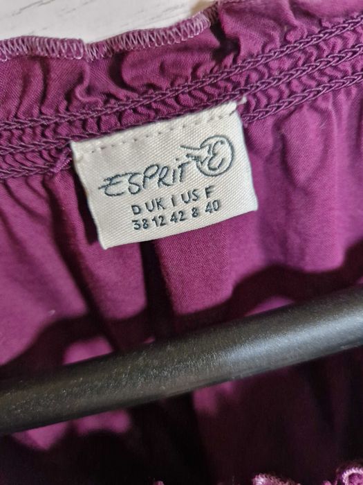 Pardesiu lana United Colors of Benetton, 42S-M (UK10), ca nou + cadou