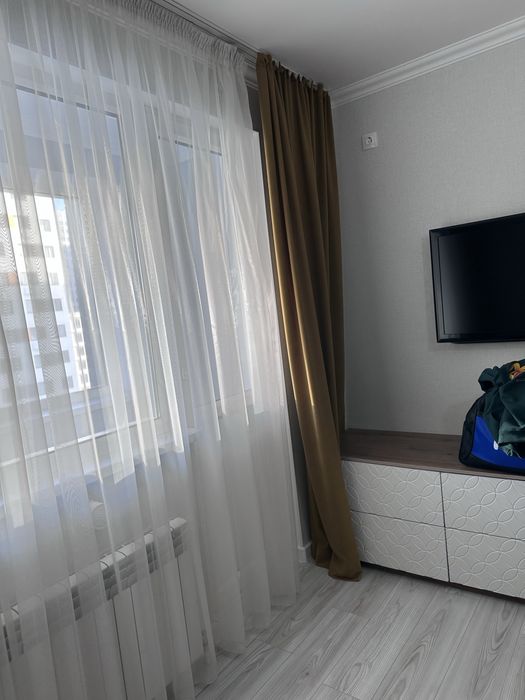 Штор блэкаут с тюлем