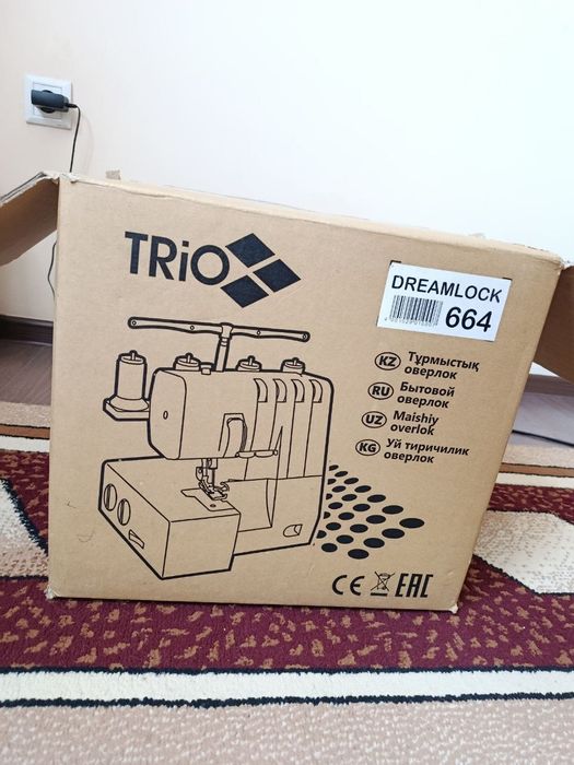 Yangi overlock tikuv mashinasi TRiO Dreamlock 664