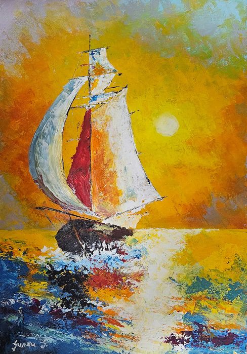 Tablouri pictate manual