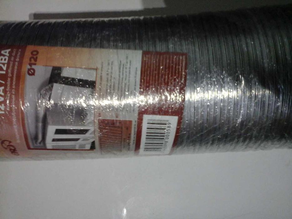 Tub flexibil aluminiu gofrat hotă