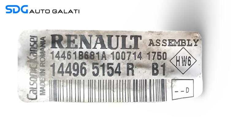 Radiator Intercooler Dacia Sandero 2 1.5 DCI 2012 - 2020 Cod 144965154R [MX0596]