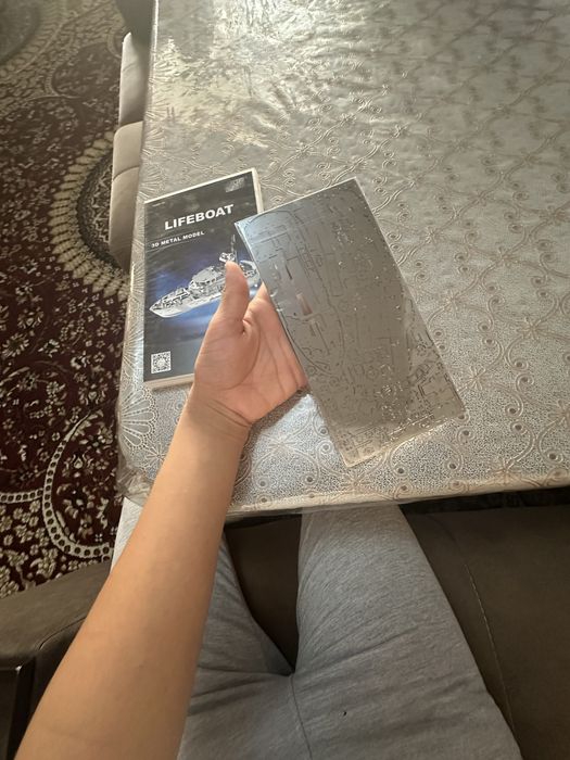 Корабль металический конструктор