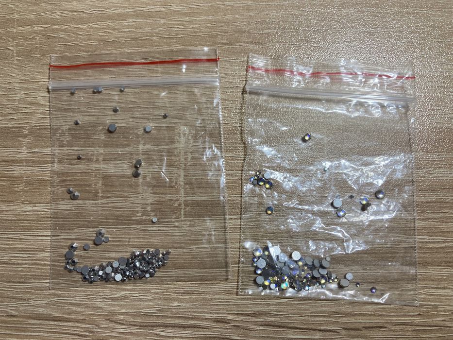 Печат за маникюр Crystal nails, пигмент русалка,камъни Swarovski