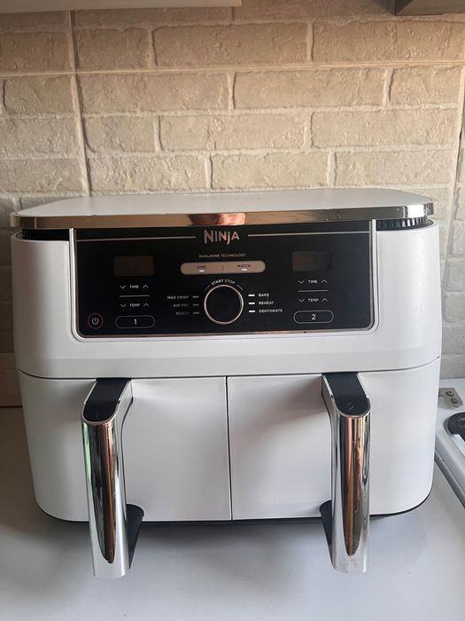 Ninja airfryer dublu alb