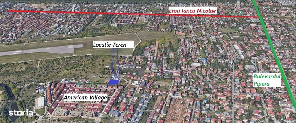 Teren 2242 mp Pipera | Deschidere 54m | Ideal Proiect Imobiliar