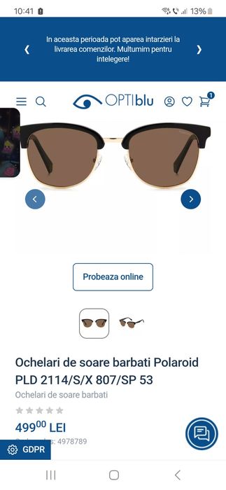 Polaroid 2114 sx NOI POLARIZATI unisex