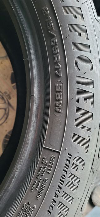 2 anvelope 215 55 17 goodyear de vara 2020 7mm