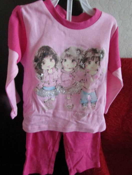 Детска пижамка за малки принцеси