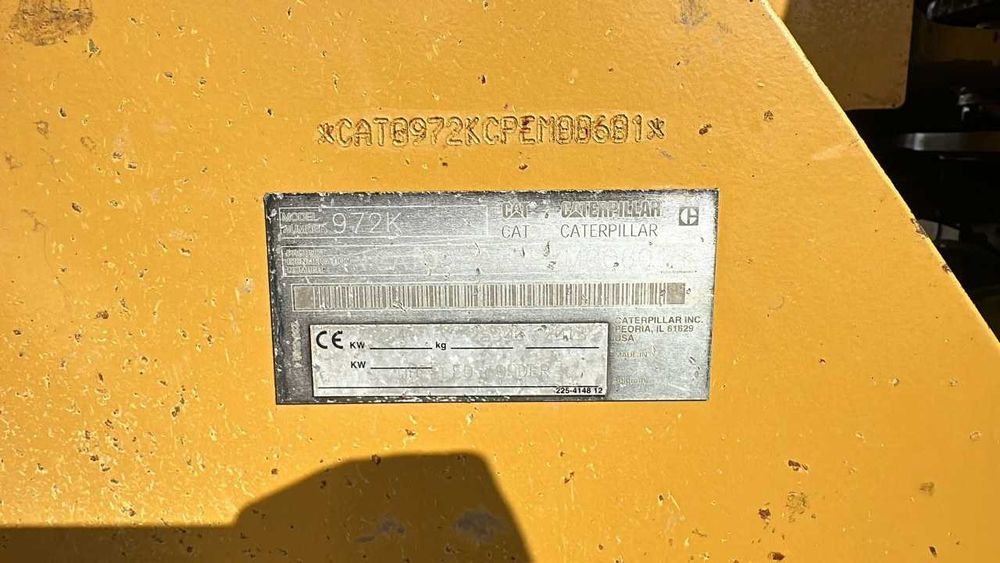 Incarcator frontal Vola Caterpillar 972K , 2015 , 25 tone , 6 mc