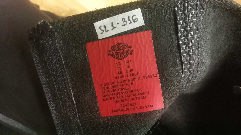 HARLEY DAVIDSON Scout Boot Leather разме EUR 45 обувки естествена кожа