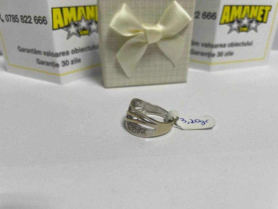 inel aur alb 14k (EFN)