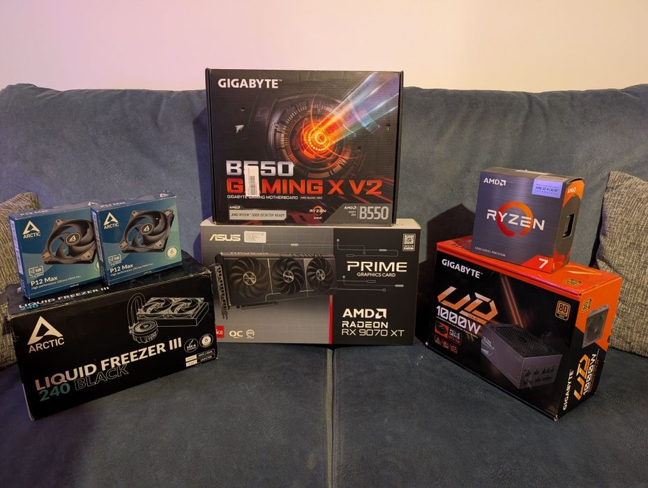 PC Gaming "Red Devil":  Ryzen 7 5800X3D, RX 9070 XT 16GB, 32GB DDR4