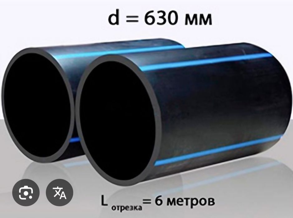 Труба полиэтилен диаметр 630 SDR 11