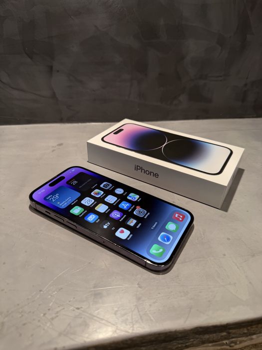 ПЕРФЕКТЕН Iphone 14 Pro 256 GB Deep Purple, 100% батерия