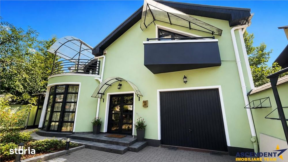 Vila individuala, arhitectura aparte, garaj, terasa,  balcon, Semicent