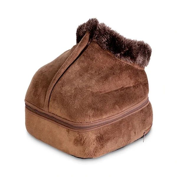 Массажер грелка для ног 2 в1