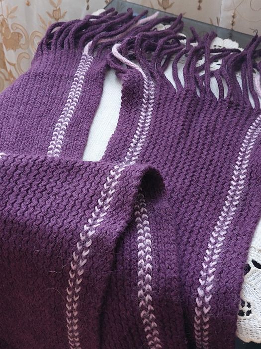 Зимний берет + шарф