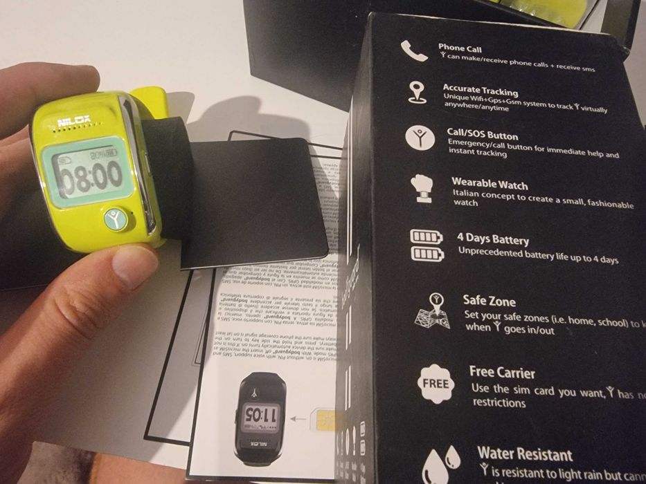 ceas gps copii nilox bodyguard