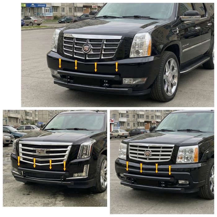 Защита бампера на Cadillac Escalade всех поколений