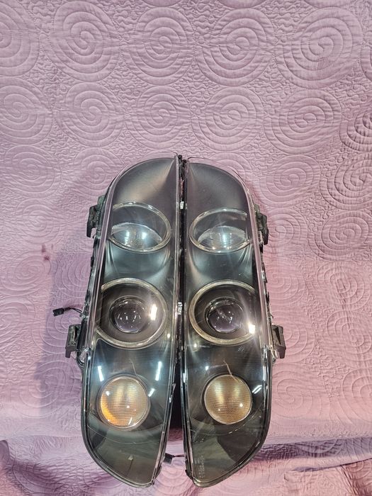 Фары BMW E39 рестайлинг после реставрации