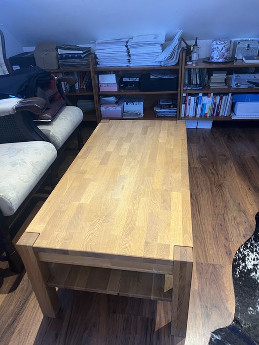 Masa cafea stejar masiv