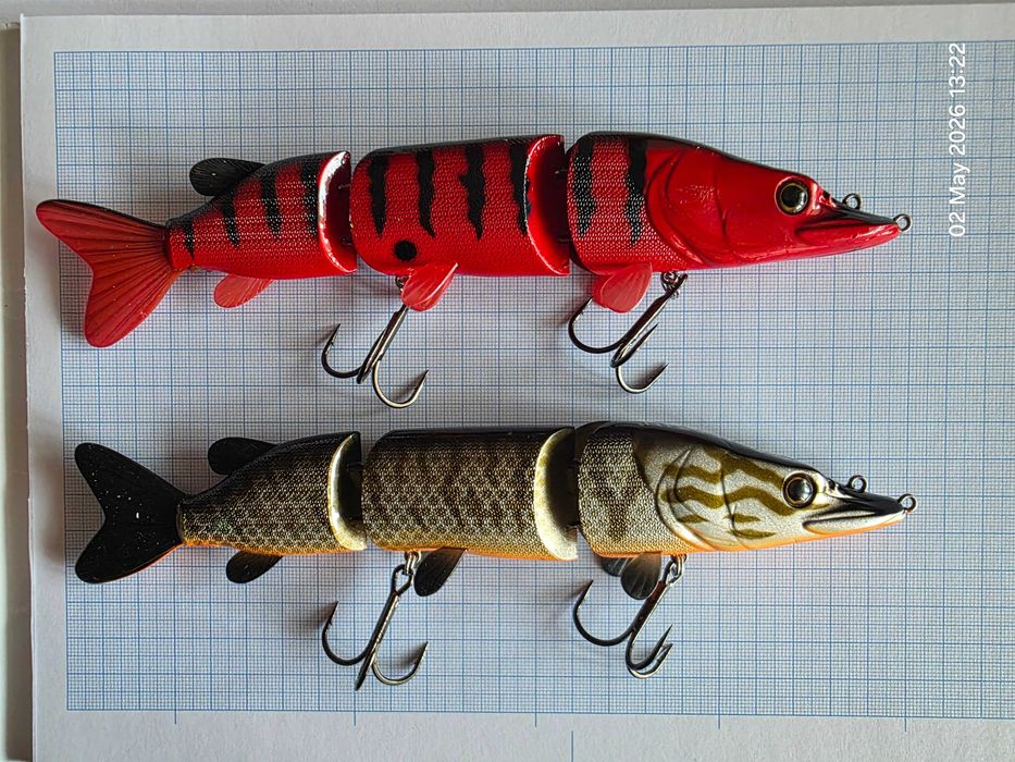 Vobler WESTIN Mike the Pike - 22 cm - 80 g - set 4 voblere