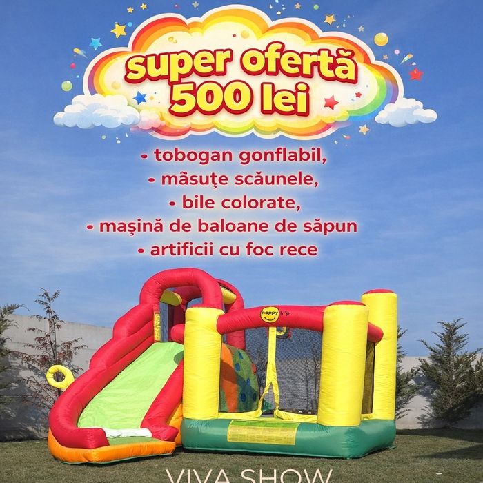 Inchiriere tobogan/topogan gonflabil Bucuresti  Ilfov