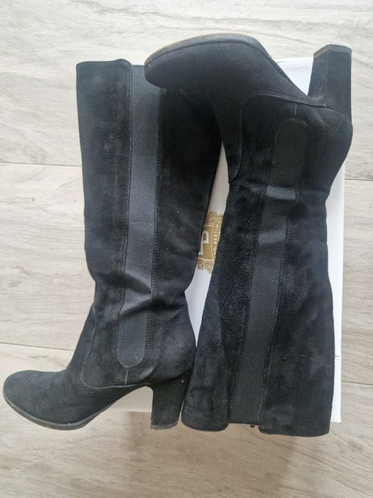 Cizme piele naturală intoarsă